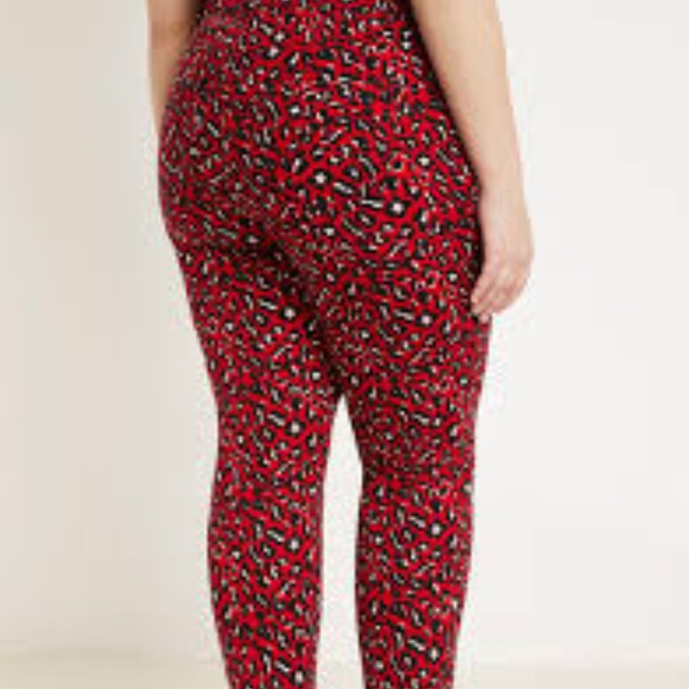 Eloquii Leopard Print Ankle Jean - Picture 3 of 5